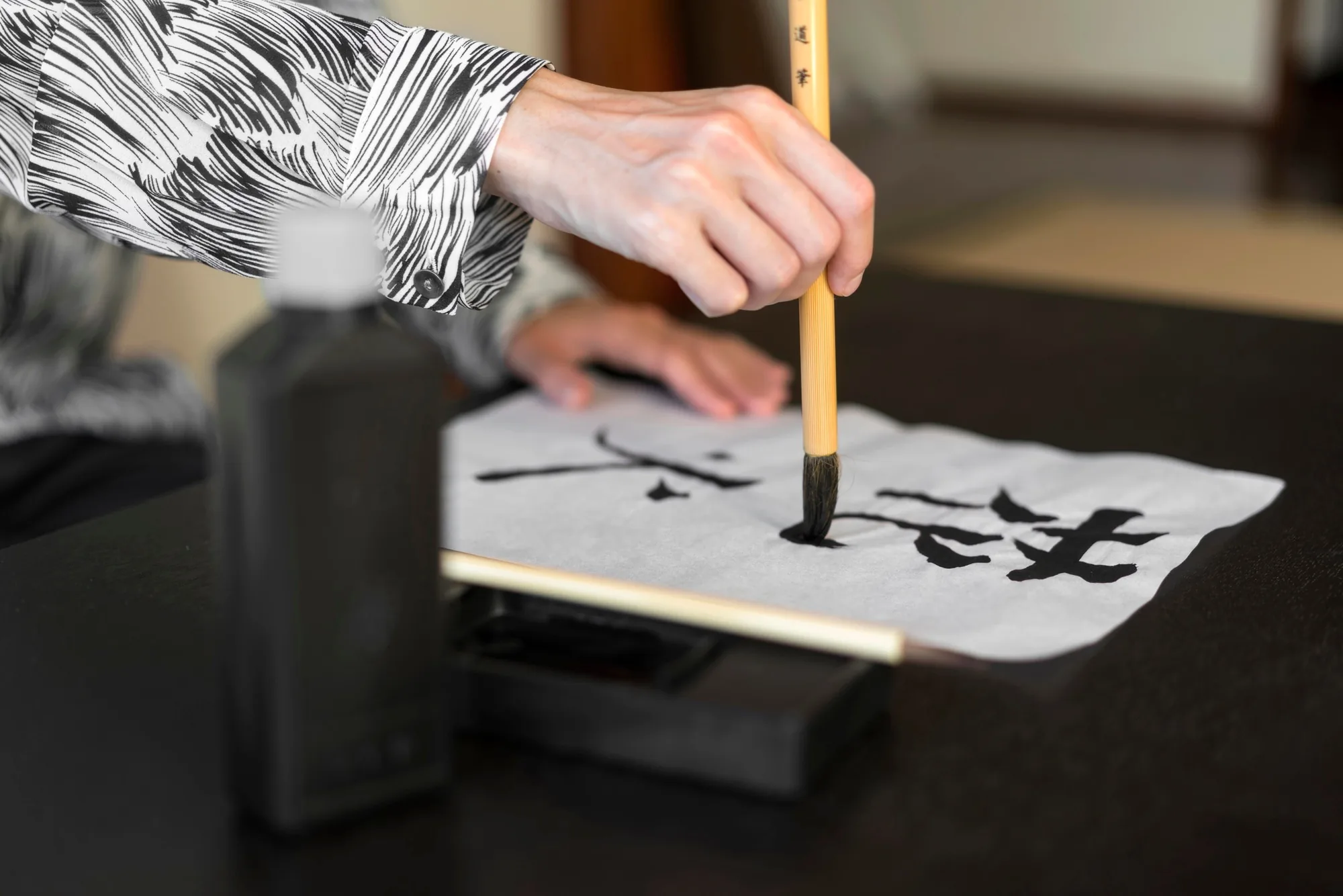 Poetry session setting in Kyoto